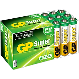 GP Batterien Multipack, 24 x Mignon AAA, 1,5 V