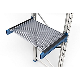 Grille, inset, frame depth 850 mm, inside body width 1900 mm