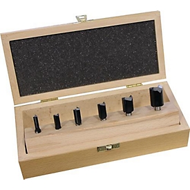 Groeffreesset 973CT06A04 HM-schacht D.8 mm, 6-delig