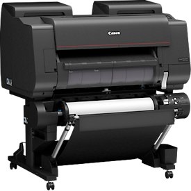 Großformatdrucker Canon imagePROGRAF PRO-2600, 24", 12-farbiger Tintenstrahldruck, 2400 x 1200 dpi, USB/LAN/WLAN, inkl. Tintentanks, schwarz