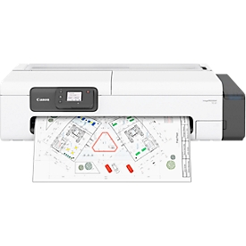 Großformatdrucker Canon imagePROGRAF TC-21 LFP, 24", 4-farbiger Tintenstrahldruck, 2400 x 1200 dpi, USB/LAN/WLAN, bis A1, Tintentanks, schwarz-grau