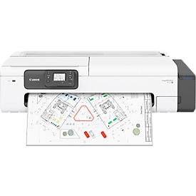 Großformatdrucker Canon imagePROGRAF TC-21M LFP, 24", 4-farbiger Tintenstrahldruck, 2400 x 1200 dpi, A4-Scanner, USB/LAN/WLAN, Tintentanks, schwarz-grau