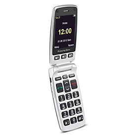 Großtastenklapphandy Primo 413, m. Tischladestation, Bluetooth, 2 MP Kamera