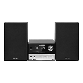 Grundig CMS 3000 BT DAB+ - Microsystem - 2 x 15 Watt - Silver/Black