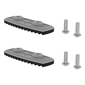 Guenzburger Steigtechnik nivello® binnenschoen, geschikt voor ladders uit 2019, veilige en stabiele ondersteuning, hoogwaardig materiaal, voor stijlhoogte 85/98 mm