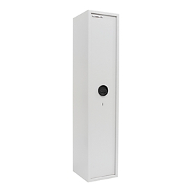Gun cabinet Rottner Yukon 5, S1, double-bit lock, W 300 x D 340 x H 1450 mm, steel, light gray