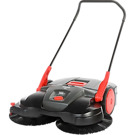 Haaga Kehrmaschine 697 Profi Akku, elektrisch, Kehrfläche bis 3000 m², Volumen 50 L