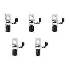 Haak met smalle onderplaat, ø 6 x D 25 mm, 5 stuks