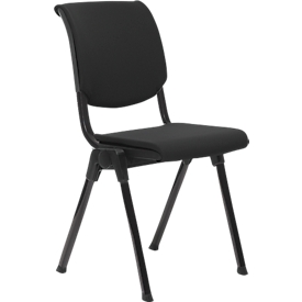 HÅG Conventio mit Sitzpolster schwarz und schwarzem Gestell