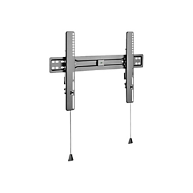 HAGOR BL Superslim Tilt 600 - Befestigungskit (Wandmontage) - für Flachbildschirm - verriegelbar - Schwarz - Bildschirmgröße: 140-191 cm (55"-75")