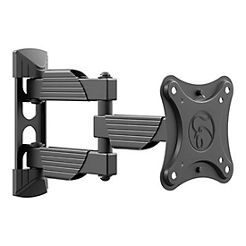 Hagor BrackIT S-II - Befestigungskit (voll bewegliche Wandhalterung) - für Flachbildschirm - Schwarz - Bildschirmgröße: 81.3-109.2 cm (32"-43")