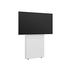 Hagor CON-Line Big W - Aufstellung - für LCD-Display - verriegelbar - weiß - Bildschirmgröße: 191-249 cm (75"-98")
