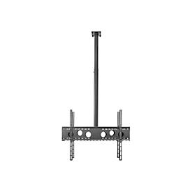 HAGOR HA DH Duo L - Befestigungskit (Klammer) - Back-to-Back - für 2 LCD-/Plasma-Konsolen - Schwarz - Bildschirmgröße: 140-191 cm (55"-75")