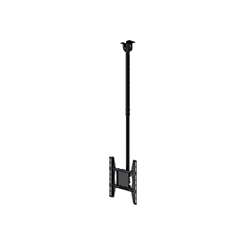 HAGOR PLD Single Medium - Befestigungskit (Deckenmontage) - für Flachbildschirm - Schwarz - Bildschirmgröße: 81-124 cm (32"-49") - Montageschnittstelle: bis zu 400 x 400 mm
