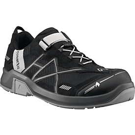 HAIX veiligheidsschoen CONNEXIS Low, maat 10 (45), zwart/zilver, S1P HRO HI CI SRC ESD, microvezel/textiel