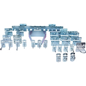 Hakensortiment für Lochplatten, 28-tlg