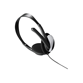 Hama Essential HS 200 - Avec fil - Appels/Musique - 20 - 20000 Hz - Casque - Noir - Argent