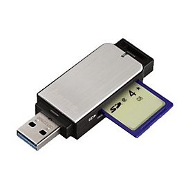 Hama - Kartenleser (MMC, SD, microSD, SDHC, microSDHC, SDXC, microSDXC) - UHS Class 1 - USB 3.0