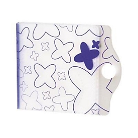 Hama Memory Card File "SD" - Memory-Etui - Kapazität: 8 Memory-Stick-Karten, 8 SD/MMC-Karten, 8 xD-Picture Card - Blau, durchsichtig
