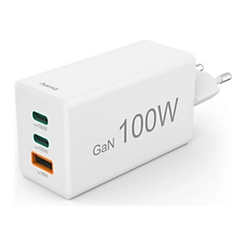 Hama Netzteil - GaN, 2 USB-C, USB-A, PD - Wechselstrom