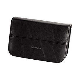 Hama Universal Card Case - Speichertasche - Kapazität: 4 MultiMedia-Karten, 4 SmartMedia-Karten, 4 Memory Stick-Karten, 4 SD-Speicherkarten, 4 CompactFlash-Karten, 4 xD-Picture Card - Schwarz
