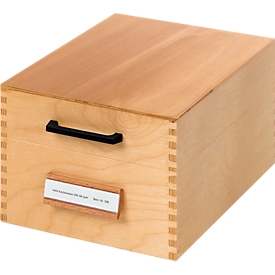 HAN kaartenbak, hout, A6, 500-900 kaarten
