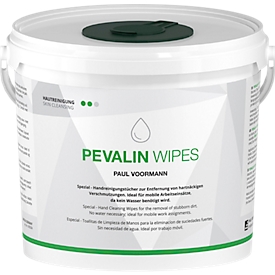 Hand cleaning wipes tesa Pevalin Wipes, white, 150 pieces