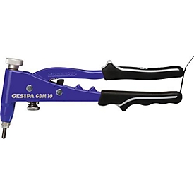 Handapparaat voor blindklinkmoeren GBM10 L.260 mm Gewicht 0,6 kg Slag 7 mm Schroefdraadpen M5