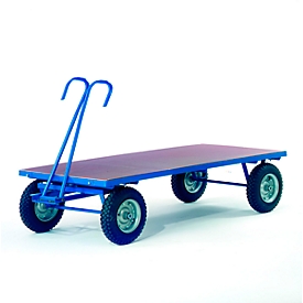 Handpritschenwagen ohne Bordwände, Lufträder, 2000 x 1000 mm