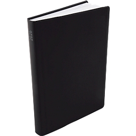 Handwerkerkalender Korsch 2026, A6, 336 Seiten, karierte Tagesübersicht, Kalendarium für D/GB/F/I, Sonn-/Feiertage rot, B 105 x H 148 mm, PVC-schwarz