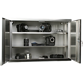 Hanging cupboard, stainless steel, 600 x 650 x 320 mm