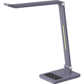 Hansa-by-styro Tide LED table lamp, adjustable color temperature, memory function, metallic grey