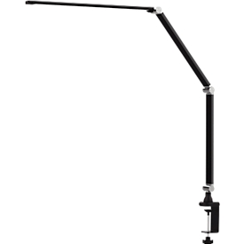 Hansa LED klemverlichting Ray, 3000 K - 6000 K, 10 W, dimbaar, met afstandsbediening, zwart