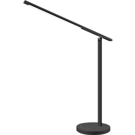 Hansa LED table lamp Halo, 6 watt, with stand, memory function, 3 color temperatures, dimmable, black