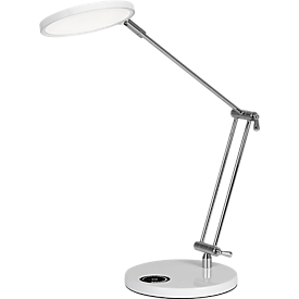 Hansa LED table lamp Spark, 4000 K, 12 W, dimmable, memory function, 600 lm, white