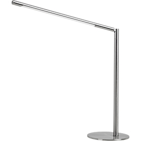 Hansa LED tafellamp Aura, roestvrij staal, dimbaar, 3 kleurtemperaturen, tot 6000 K, 8 W, zilver