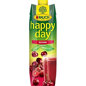 happy day Fruchtsaft, Kirschnektar, 6 x 1 l