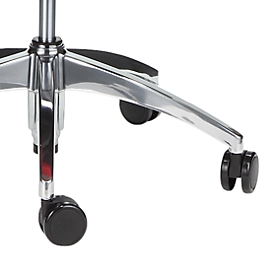 Hard floor castors, black