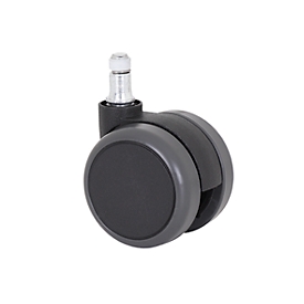 Hard floor castors, for office chair NowyStyl WithMe, black, 5 pcs.