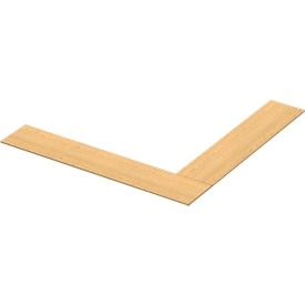 Haut de comptoir Tool, carré, coloris hêtre