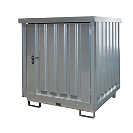 Hazardous material container Bauer type GD-E, lockable, galvanized