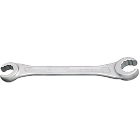 HAZET clé polygonale double 612, SW 10x11 mm, L 147 mm, DIN 3118, chromée, acier CV