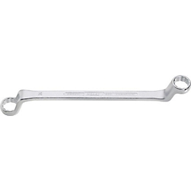 HAZET Clé polygonale double 630, SW 8x9 mm, L 180 mm, acier CV, chromée, à moyeu profond, DIN 838/ISO 10104