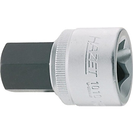 HAZET dopsleutel 1010-14, 3/4 inch binnenzeskant SW 14 mm, CV-staal, verchroomd, gepolijst, DIN 7422