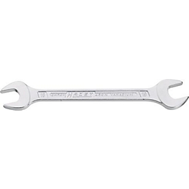 Hazet double open-end wrench 450N, SW 8 x 9 mm, length 139 mm, CV steel, hexagonal