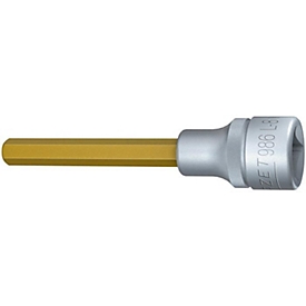 HAZET inbus 986L-8, 1/2 inch binnenzeskant SW 8 mm, TIN-gecoat, L 100 mm, DIN 7422