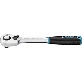 HAZET Umschaltknarre 8816HPS, 3/8 Zoll, 90 Zähne, 340 Nm, verchromt, Kugelsicherung, 2-Komponentengriff
