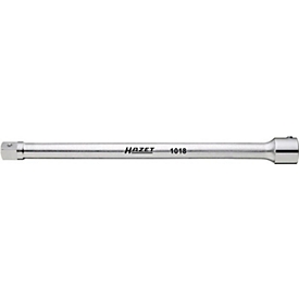 HAZET verlengstuk 1018, 3/4 inch vierkantaandrijving, L 400 mm, verchroomd CV-staal, DIN 3123, ISO 3316