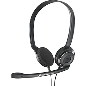 Headset Sennheiser PC 8 USB, kabelgebunden, Stereo, USB 2.0, Noise Cancelling, Lautstärkeregler, schwarz