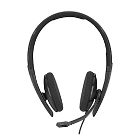 Headset Sennheiser SC 160 USB-C, binaural, große Ohrpolster, In-Line Call Control